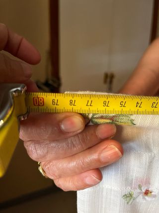 Cortinas de lino con fresas