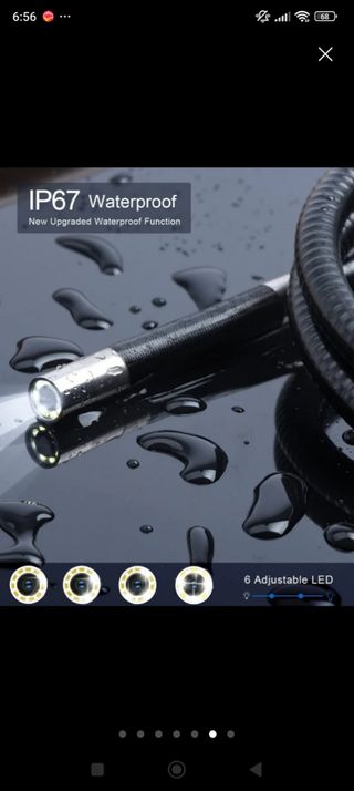 Endoscopio industrial H406B-S2M. Cámara de inspecc