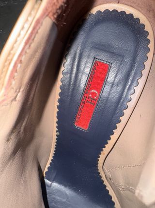 Botin alto sin puntera T38 Carolina Herrera