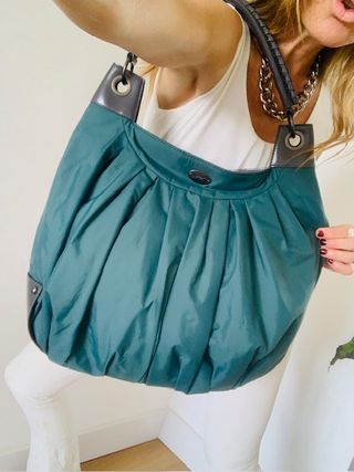 Bolso tote Bimba&Lola - Verde azulado