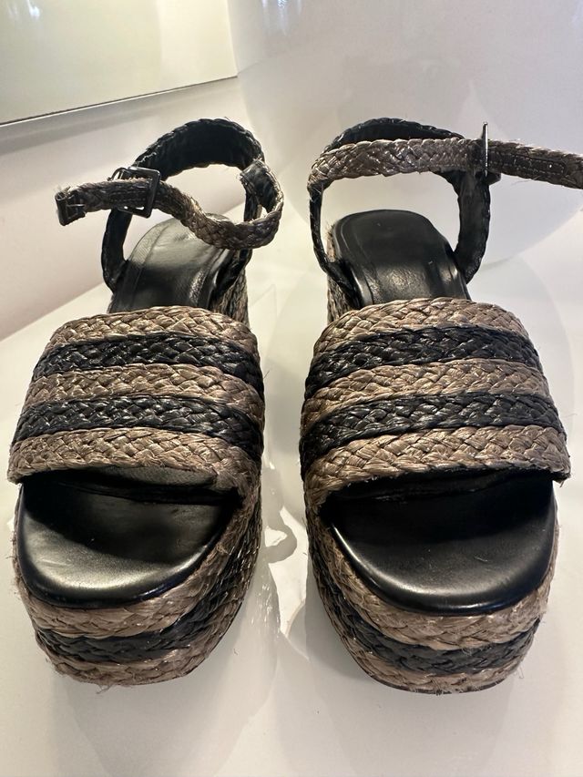 Cuñas plataforma verano talla 40