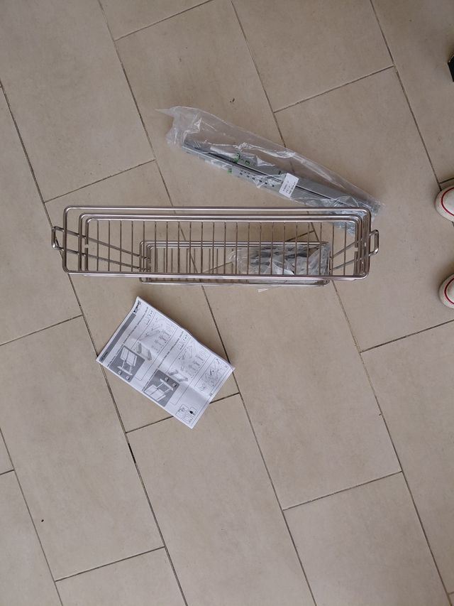 Estantería metálica 2 niveles caravana