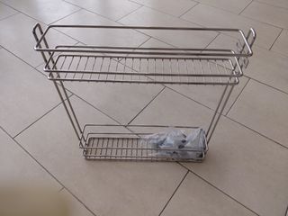 Estantería metálica 2 niveles caravana