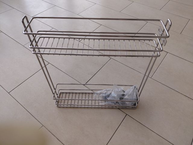 Estantería metálica 2 niveles caravana