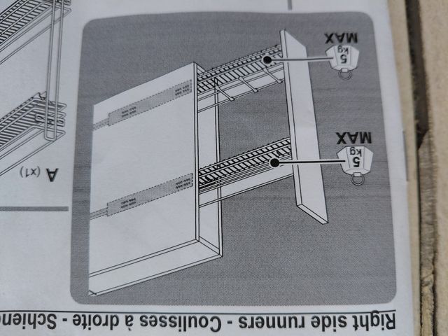 Estantería metálica 2 niveles caravana