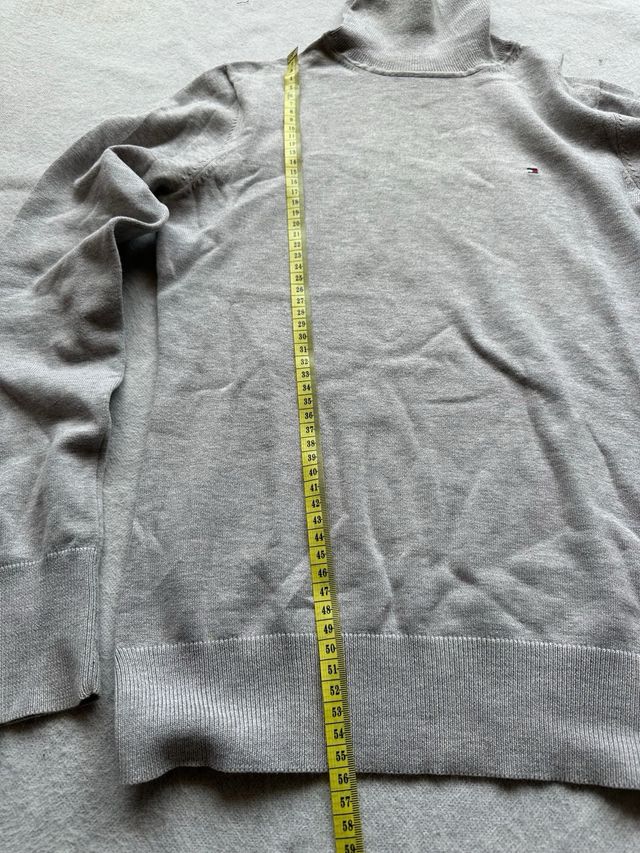 Jersey cuello alto Tommy Hilfiger gris