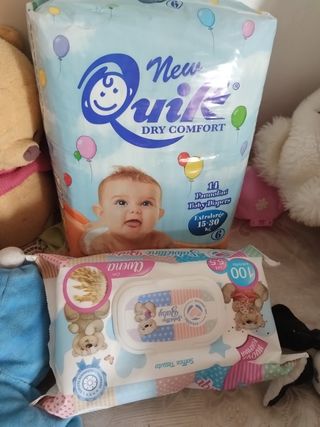 Pannolini New Quik Dry Comfort + Salviette