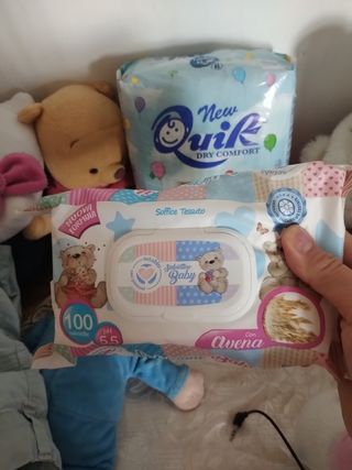 Pannolini New Quik Dry Comfort + Salviette