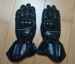 Guantes cuero moto verano
