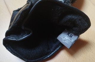 Guantes cuero moto verano