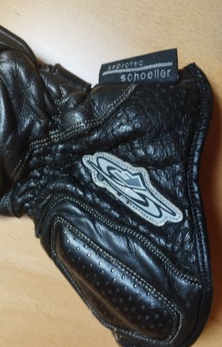 Guantes cuero moto verano