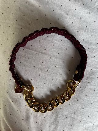 Collar Bimba y Lola - Rojo y Dorado