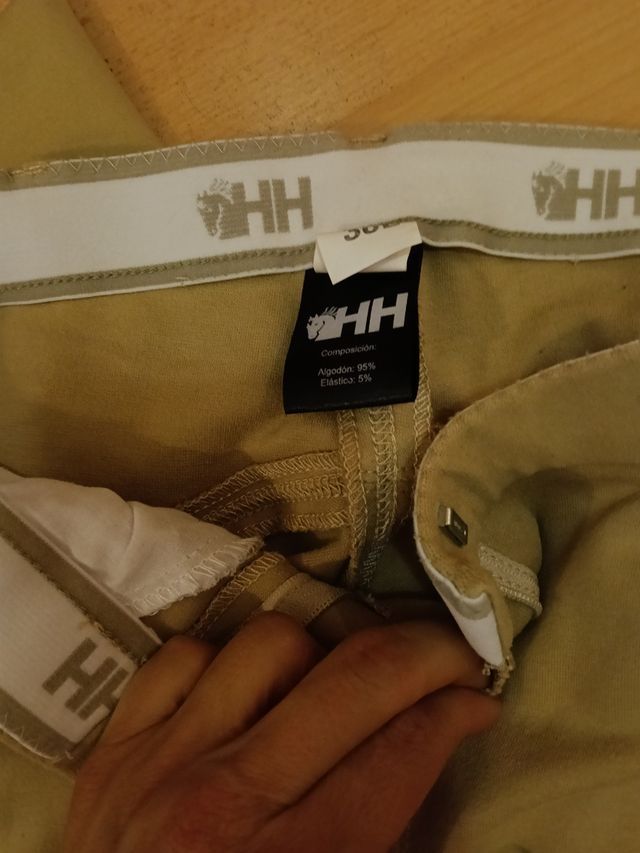 Pantalón Equitación HH 36 Beige
