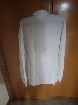 Camicia Giesswein bianca, ampia