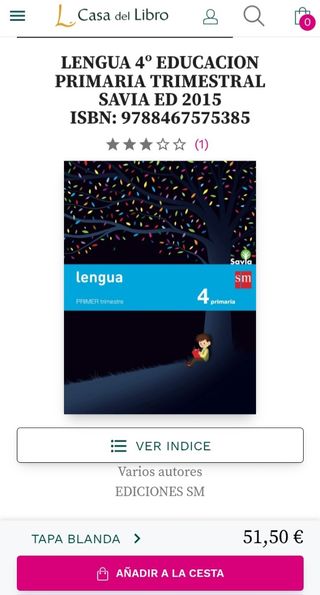 Libros Lengua 4 Primaria Savla SM