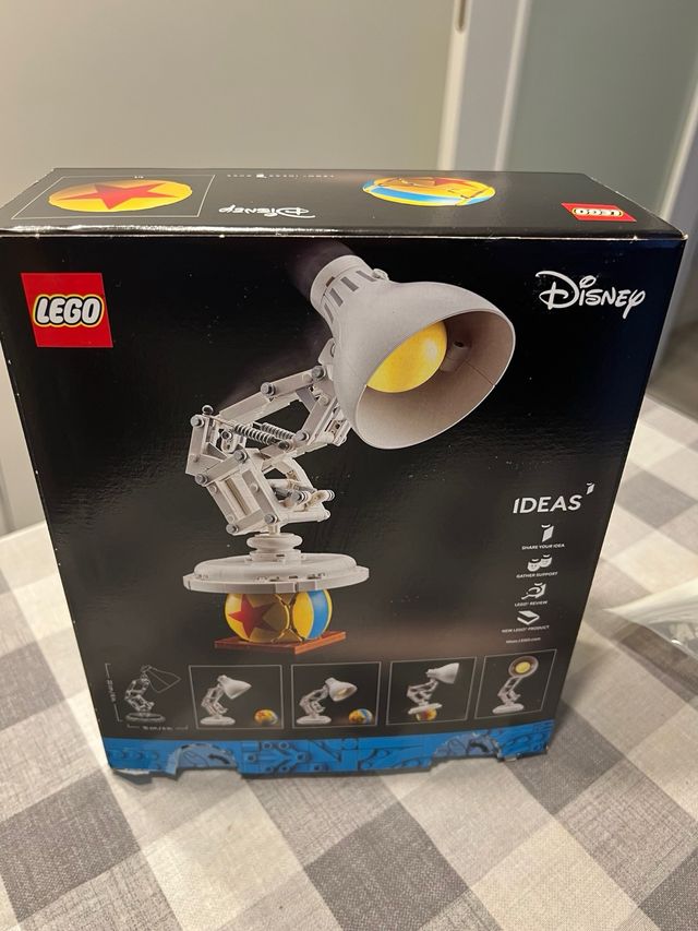 caja vacía Lego Luxo Jr. Pixar - 21337