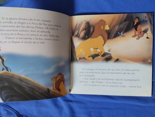 EL REY LEÓN LIBRO Y AUDIOCUENTO 