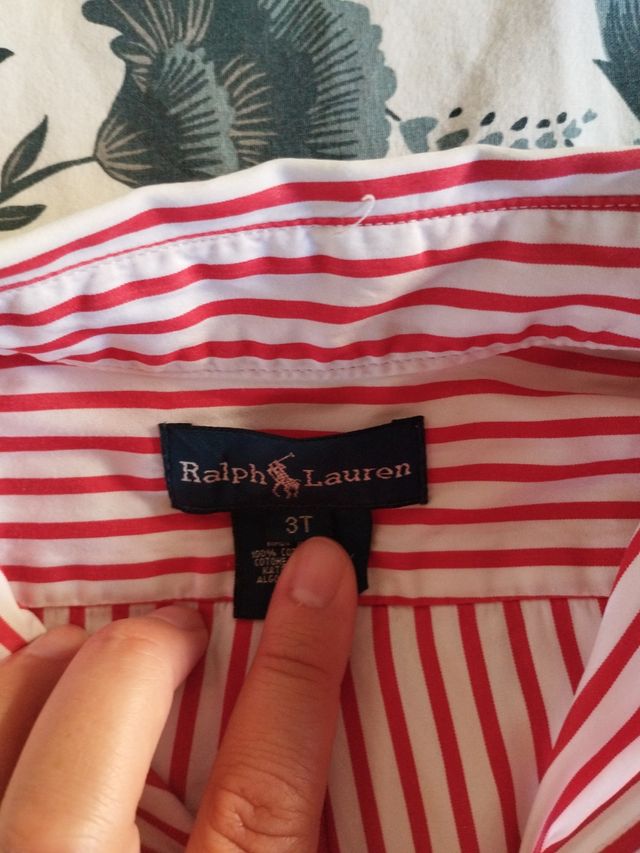 2 Camisas niño rayas Ralph Lauren 3 años