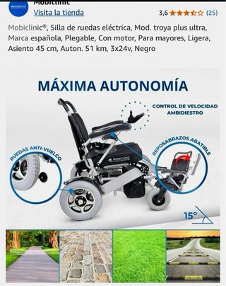 Silla eléctrica Mobiclinic Troya mod. PLUS ULTRA