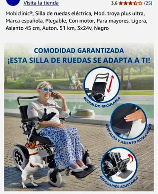 Silla eléctrica Mobiclinic Troya mod. PLUS ULTRA