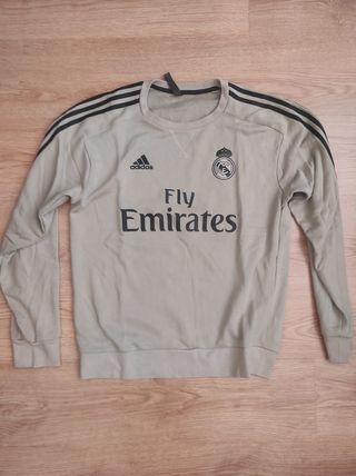 Sudadera Adidas Real Madrid Beige