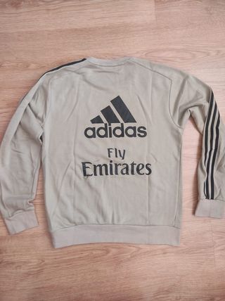 Sudadera Adidas Real Madrid Beige