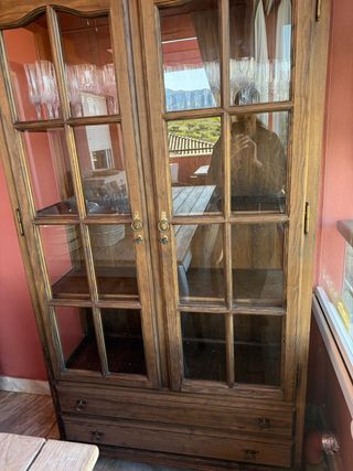 Vitrina madera rústica