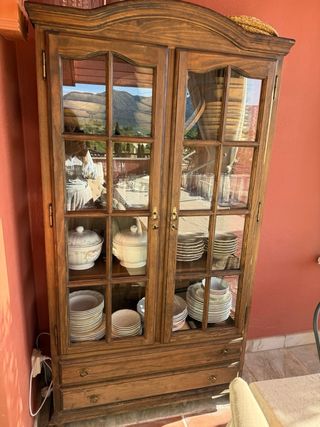 Vitrina madera rústica