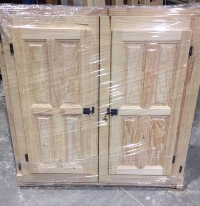 Ventana de madera con cristal climalit