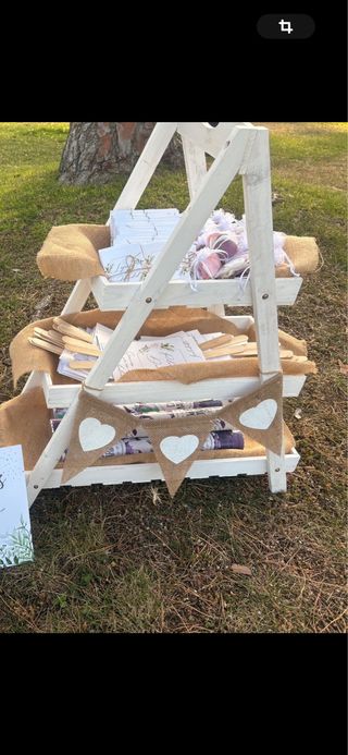 Estantería 3 niveles - estante para arroz bodas