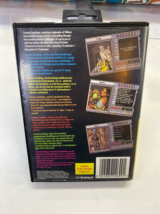 Mega Drive - Carmen Sandiego