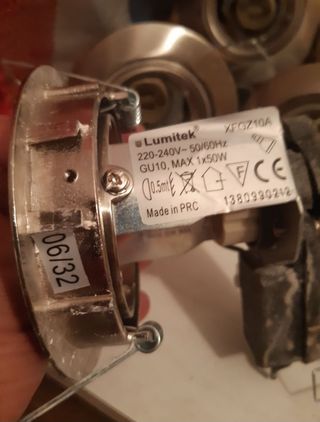 Spots LED embutir - Lumitek - 9 unid.