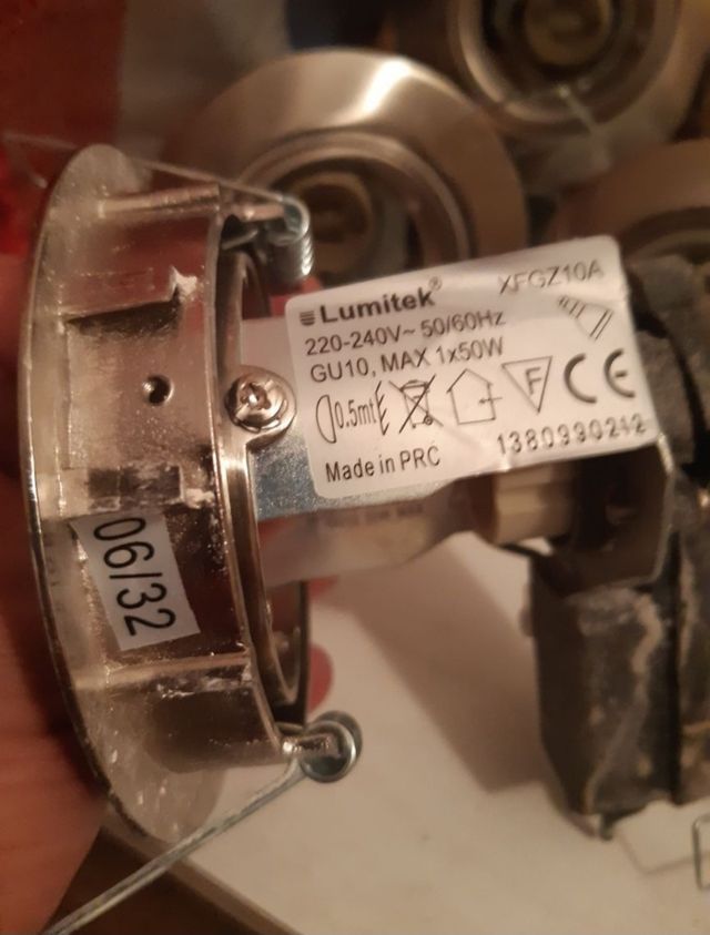 Spots LED embutir - Lumitek - 9 unid.