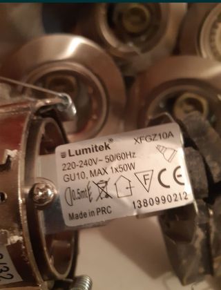 Spots LED embutir - Lumitek - 9 unid.