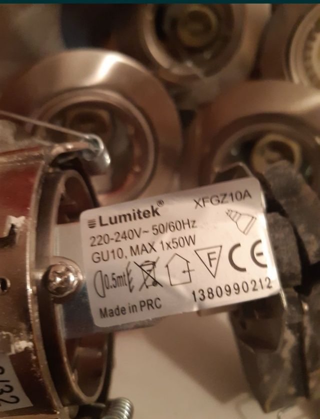 Spots LED embutir - Lumitek - 9 unid.