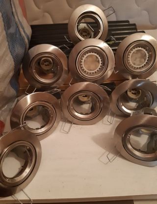 Spots LED embutir - Lumitek - 9 unid.