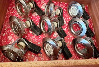 Spots LED embutir - Lumitek - 9 unid.