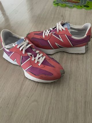 Zapatillas New Balance 327 Rosa-Morado