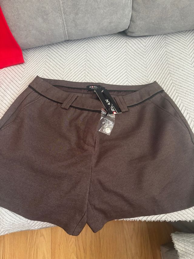 Shorts Morgan marrón