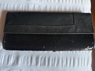 Bolso fiesta lentejuelas negro