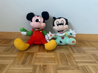 2 Peluches Mickey Mouse Vintage