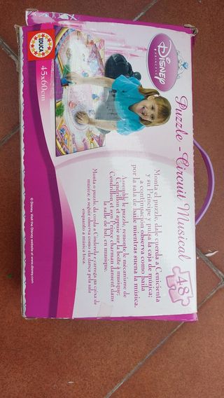 Puzzle Musical Cenicienta 48pzas