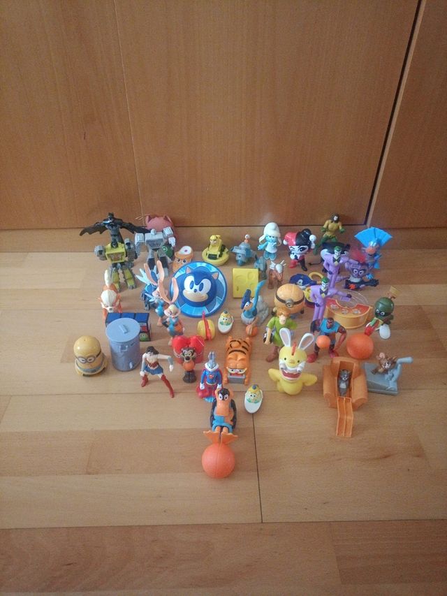 Lote juguetes Burger King & McDonald's