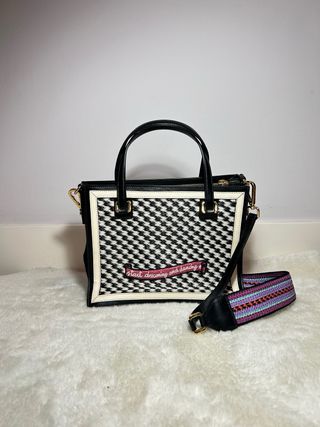 Borsa ETRO originale bianco e nero