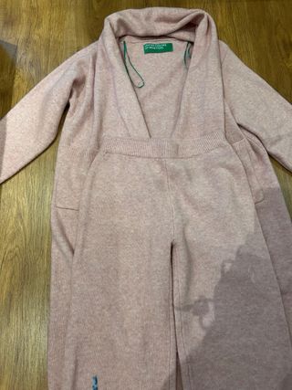 Conjunto punto Benetton rosa
