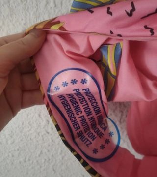 Bañador rosa floral talla S