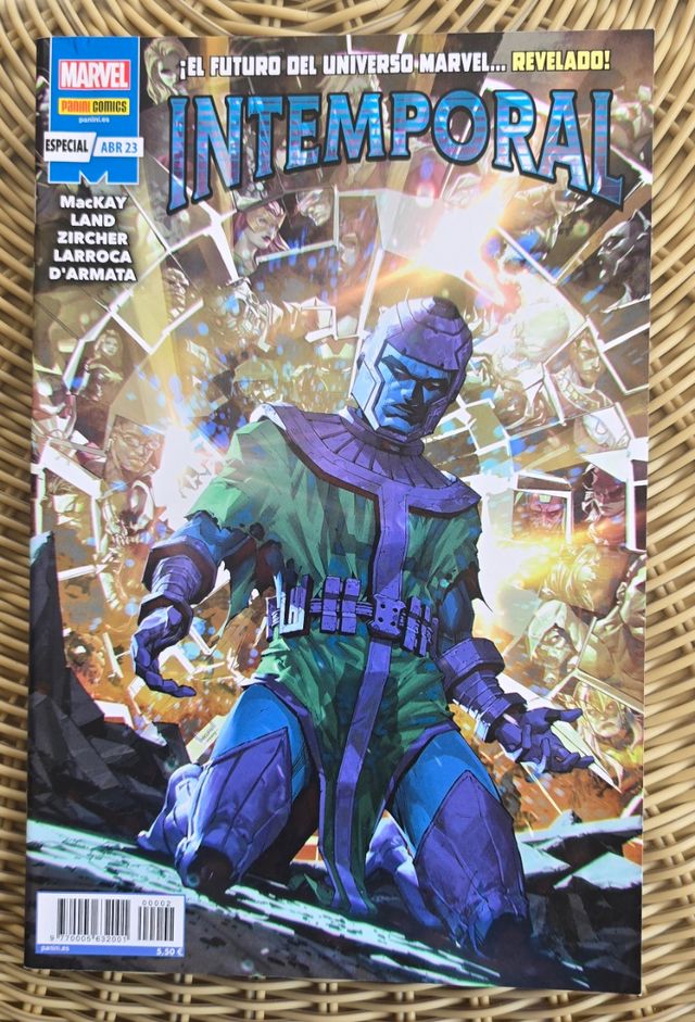 LOTE 6 COMICS INTEMPORAL VENGADORES,PANINI,VERTICE