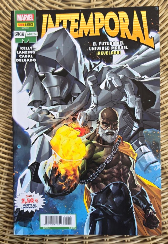 LOTE 6 COMICS INTEMPORAL VENGADORES,PANINI,VERTICE