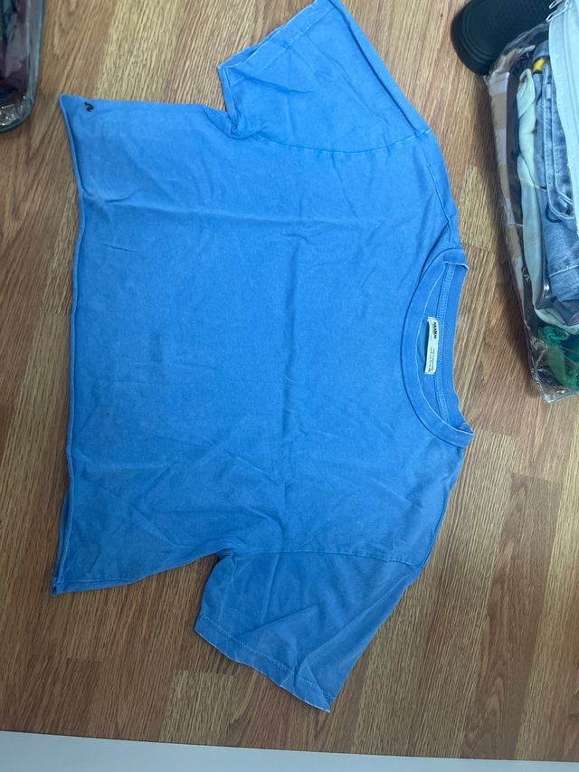 Camiseta Pull&Bear azul talla S