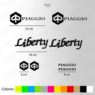 Pegatinas Piaggio Liberty